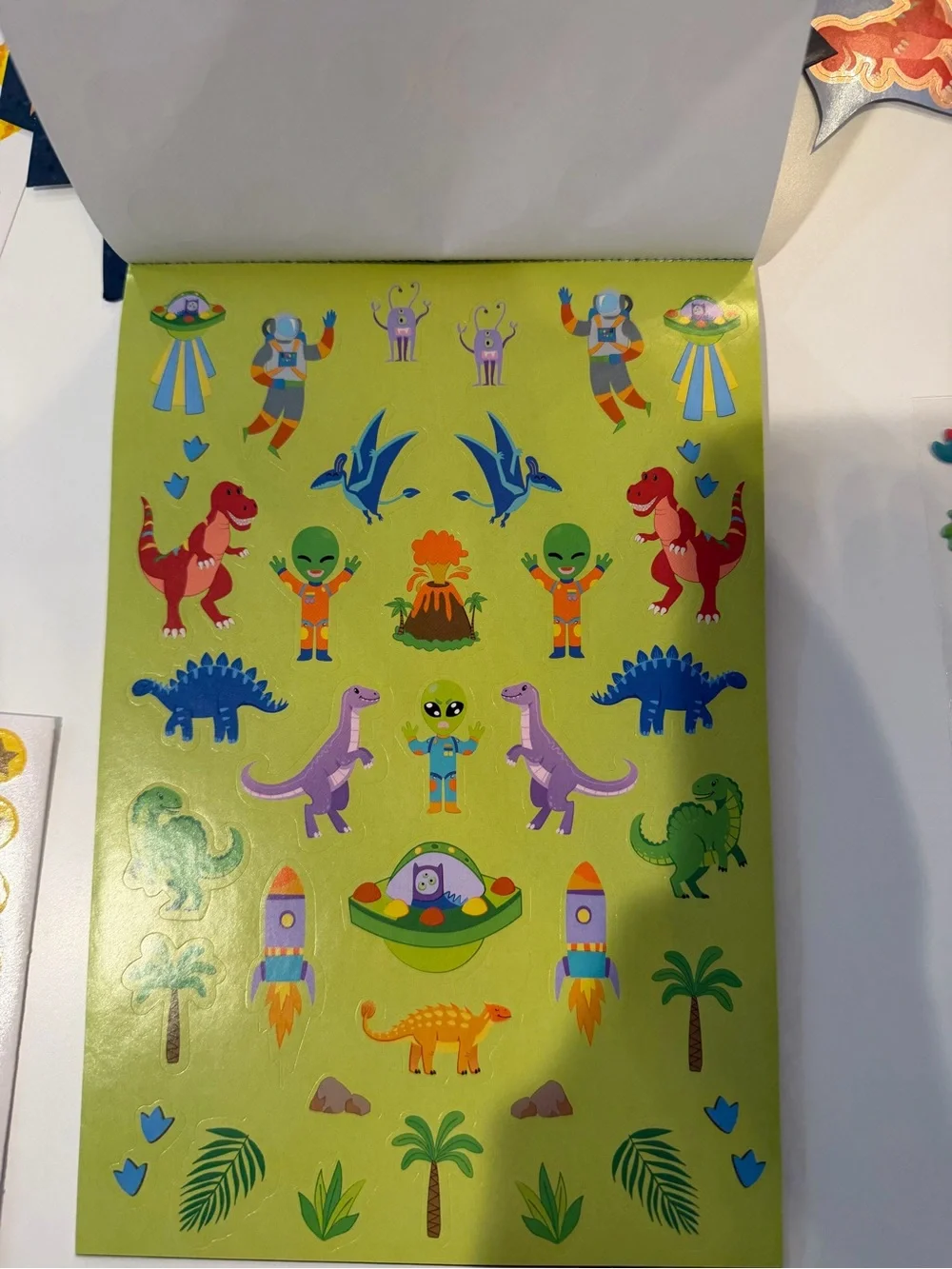 Large Bundle Dinosaur, summer fun, & Star stickers